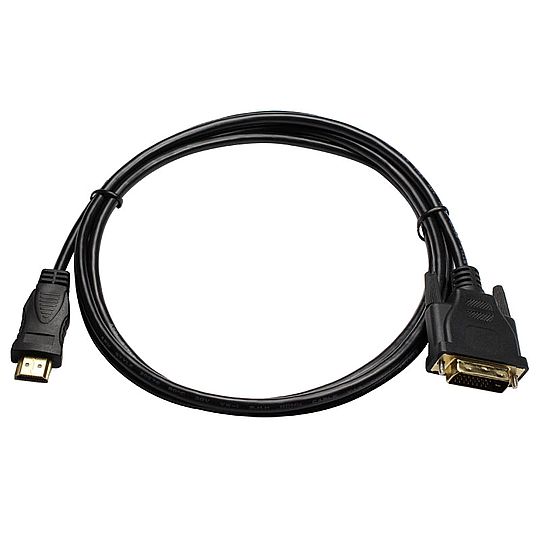 כבל HDMI זכר – DVI זכר 1 מטר