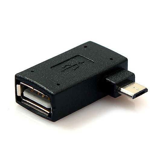 מתאם Micro USB OTG 90 מעלות