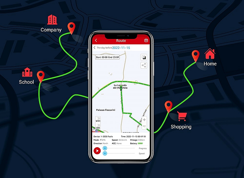 מכשיר מעקב GPS Tracker לרכב